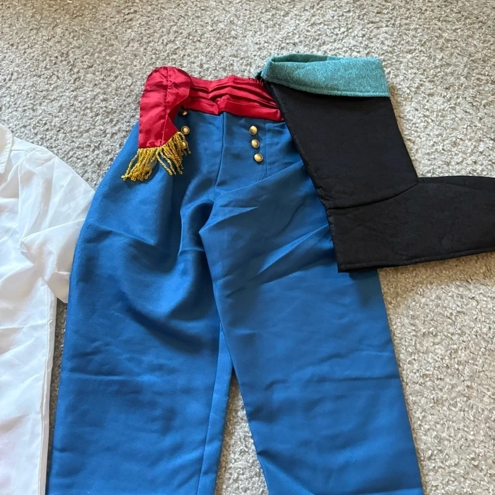 Disney Store Eric Little Mermaid Prince Costume NEW 5/6 Land World Halloween
